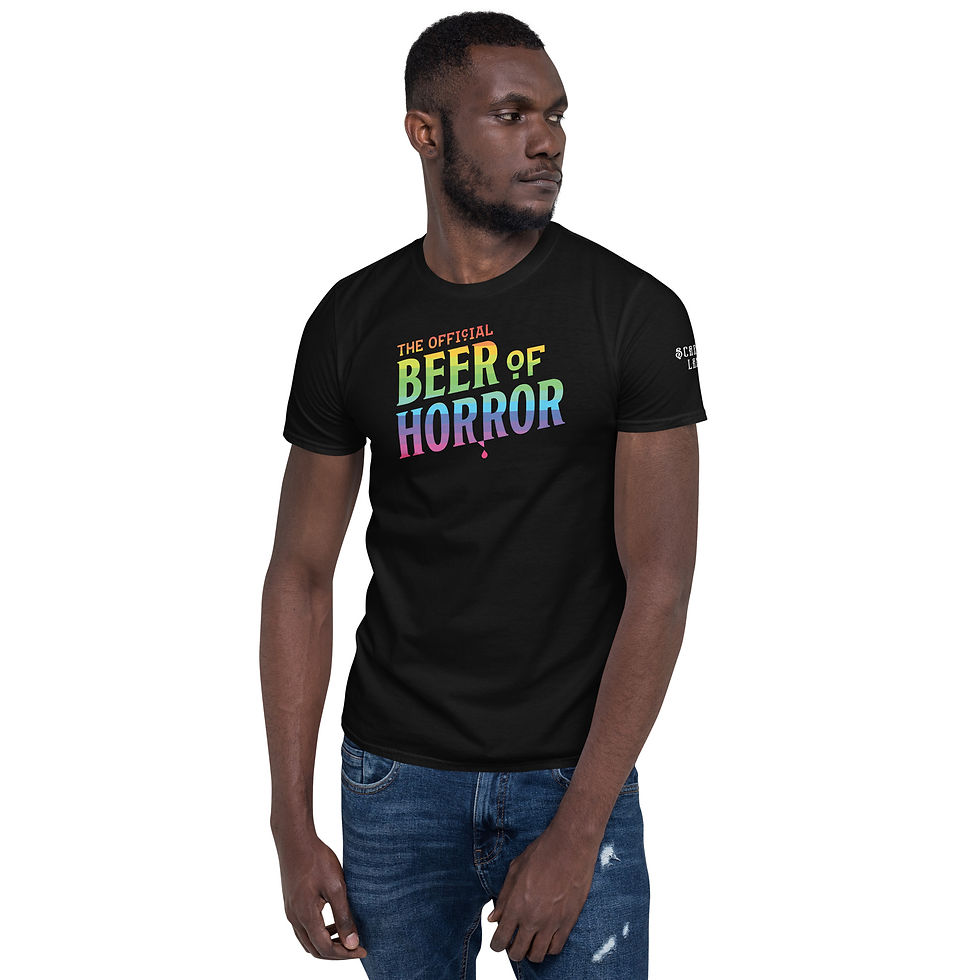 The Official Beer of Horror Pride Short-Sleeve Unisex T-Shirt