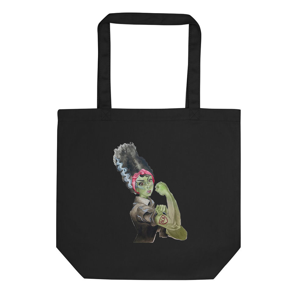 FrankenRosie/The Official Beer of Horror Eco Tote Bag
