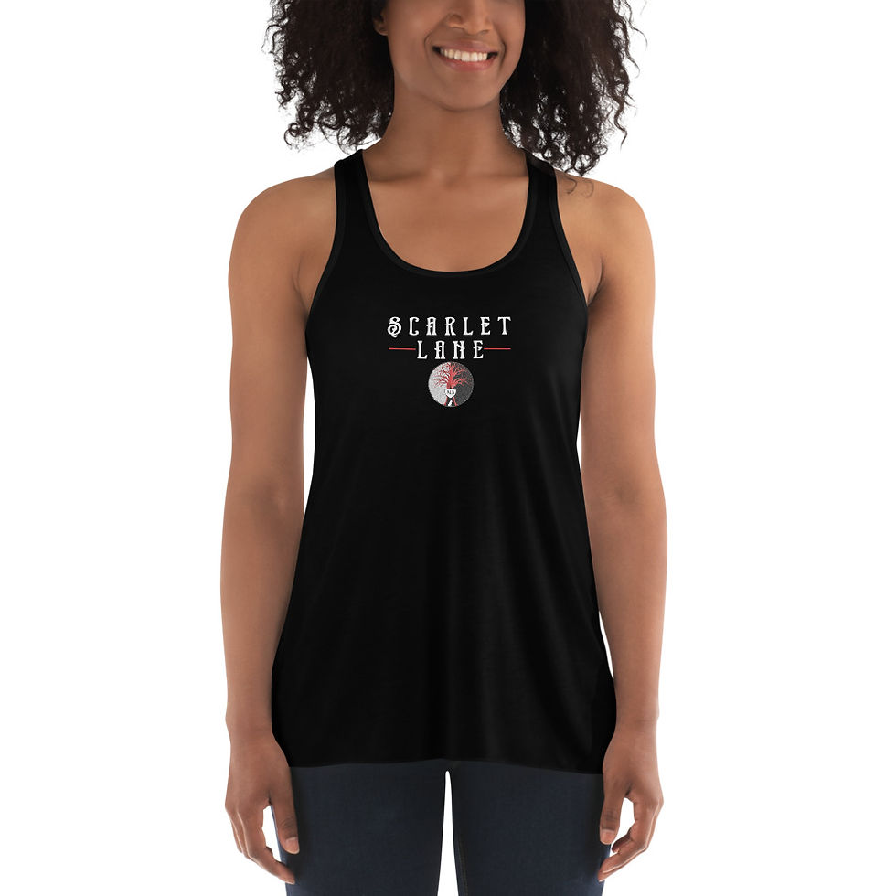 Scarlet Lane Logo Women's Flowy Racerback Tank