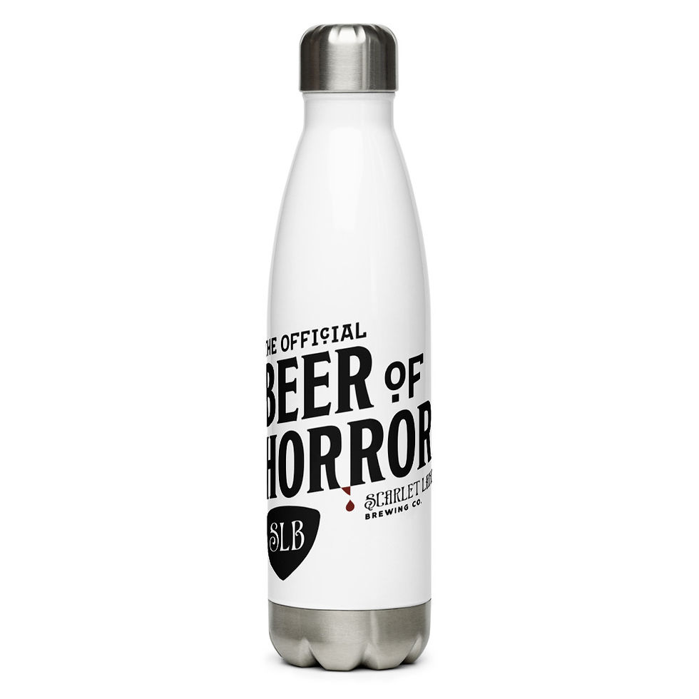 The Official Beer of Horror Stainless Steel Water Bottle