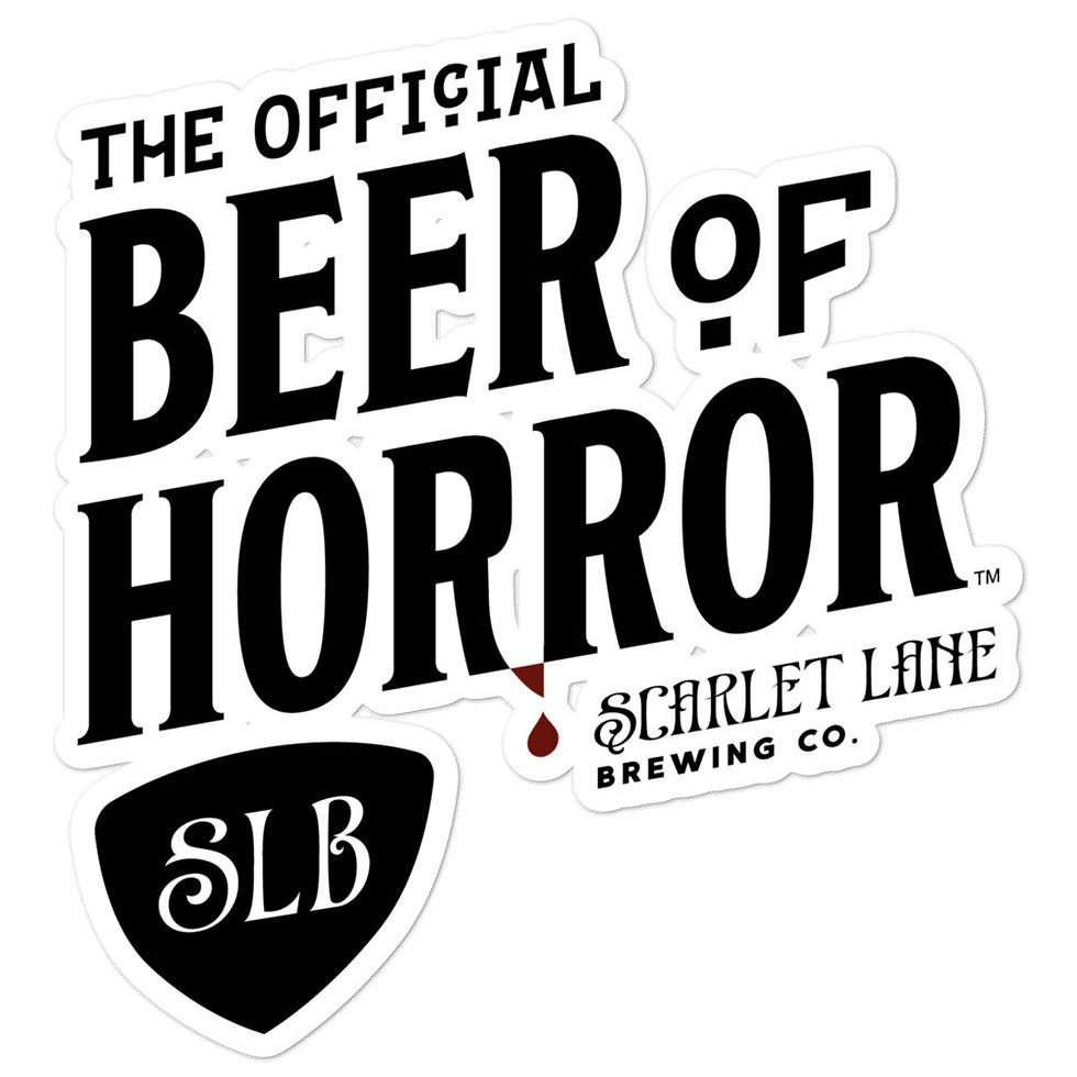 Official Beer of Horror Sticker